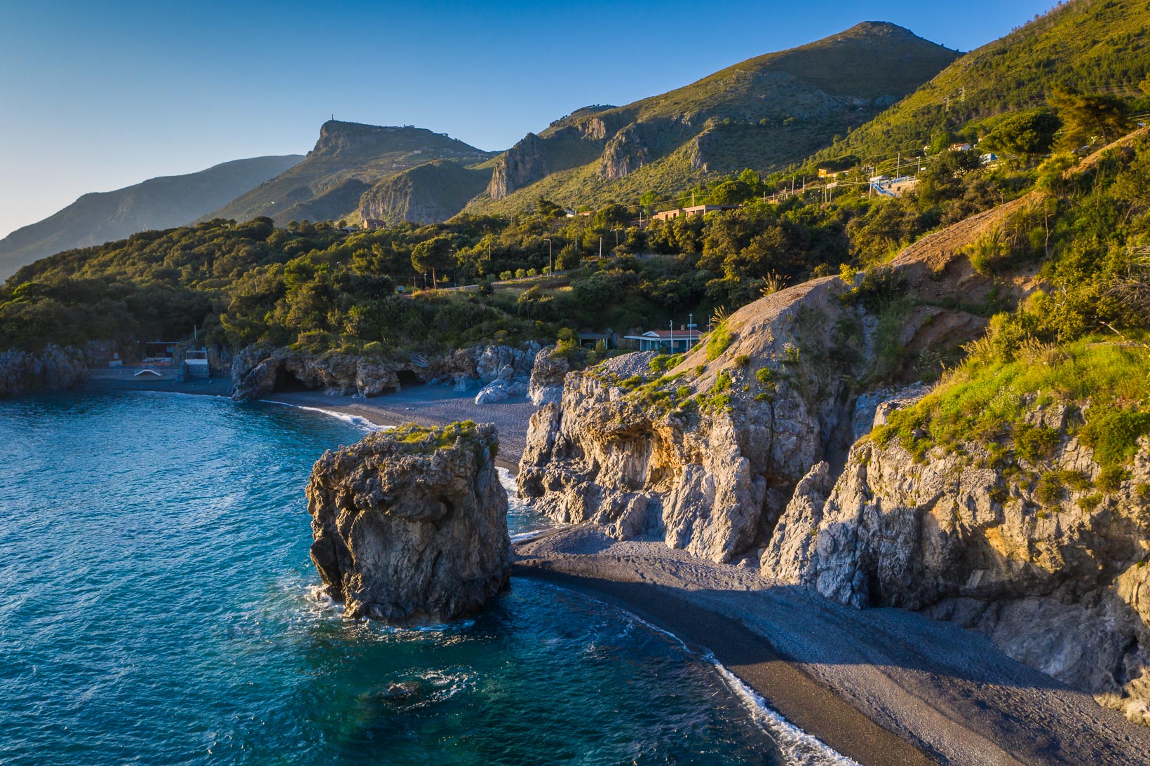 Marina di Maratea, baia centrale della costa lucana